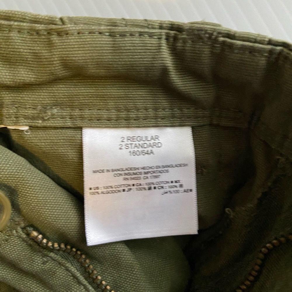 Army Green Women’s Shorts - Picture 3 of 3